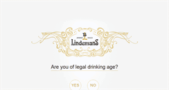 Desktop Screenshot of lindemans.be